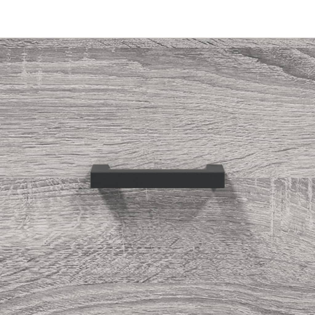 vidaXL Meuble TV sonoma gris 102x36x50 cm bois d'ingénierie