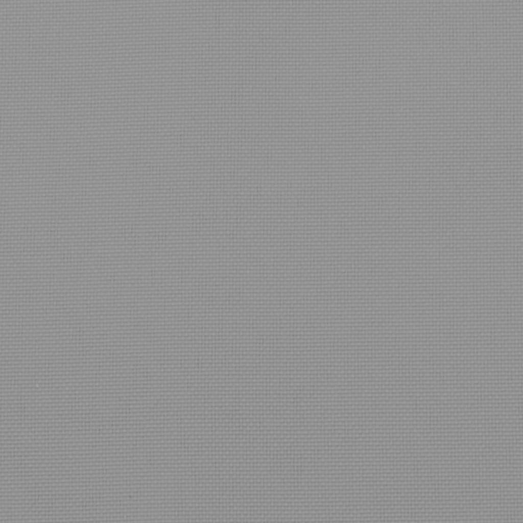 vidaXL Coussins de banc de jardin 2 pcs gris 180x50x7 cm tissu Oxford