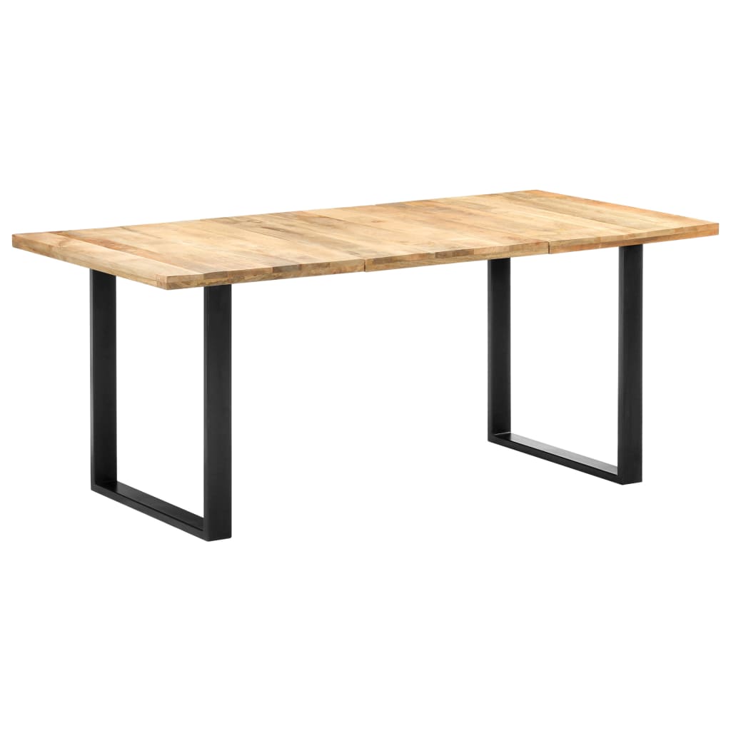 vidaXL Table de salle à manger 180x90x76 cm Bois de manguier massif