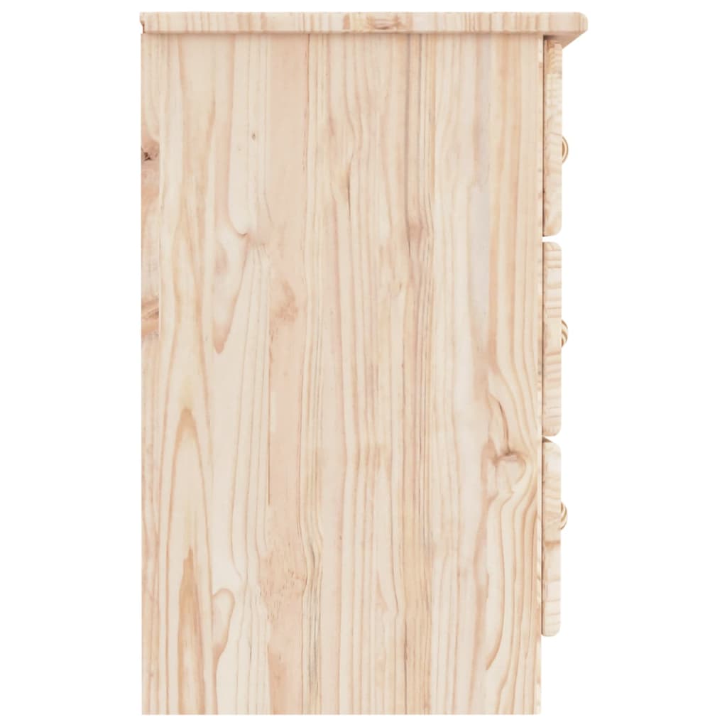 vidaXL Table de chevet ALTA 41x35x55,5 cm bois de pin massif