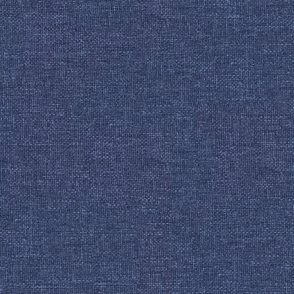 vidaXL Chaise à bascule Bleu Tissu