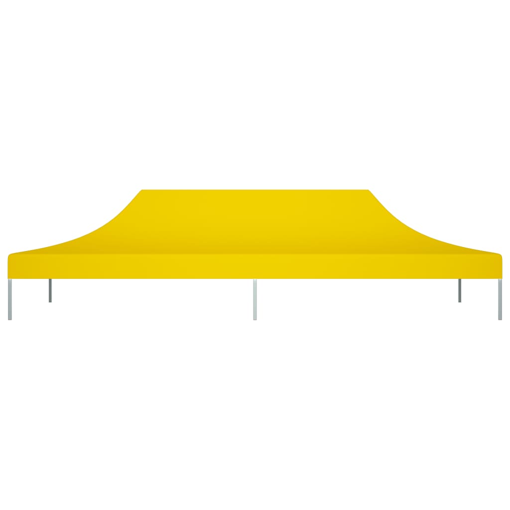 vidaXL Toit de tente de réception 6x3 m Jaune 270 g/m²