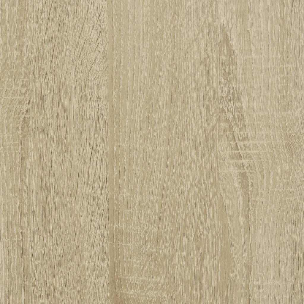 vidaXL Cadre de lit sans matelas chêne sonoma 75x190 cm