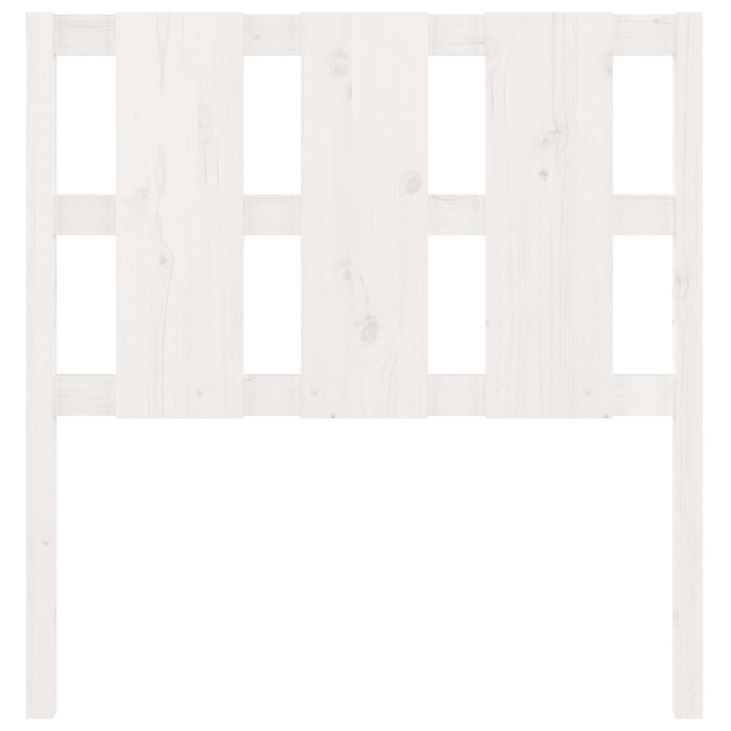 vidaXL Tête de lit Blanc 95,5x4x100 cm Bois massif de pin