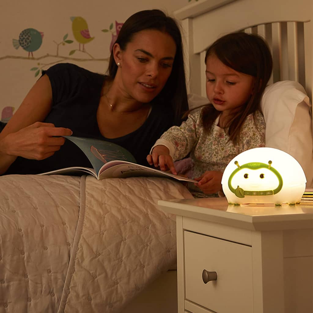 Lumie Veilleuse Bedbug Blanc et bleu