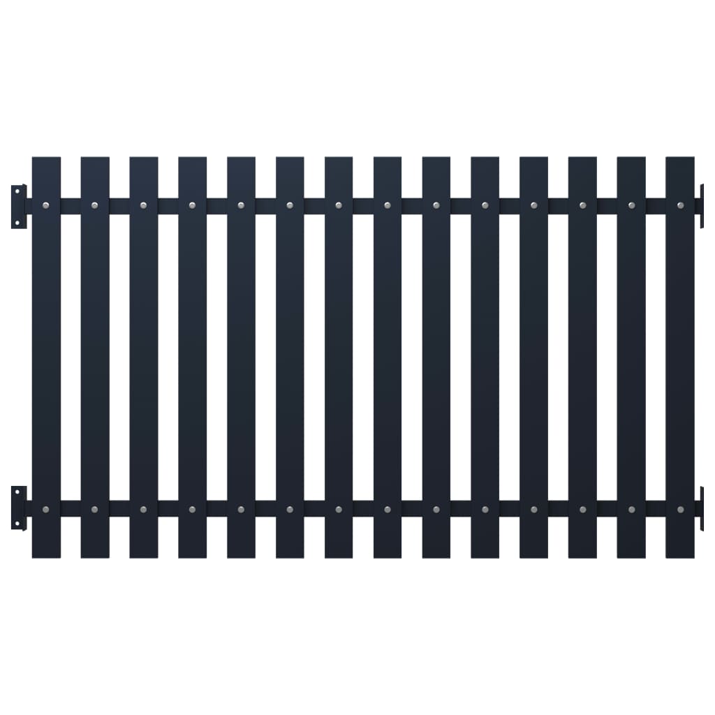 vidaXL Panneau clôture Anthracite 170,5x100 cm Acier enduit de poudre