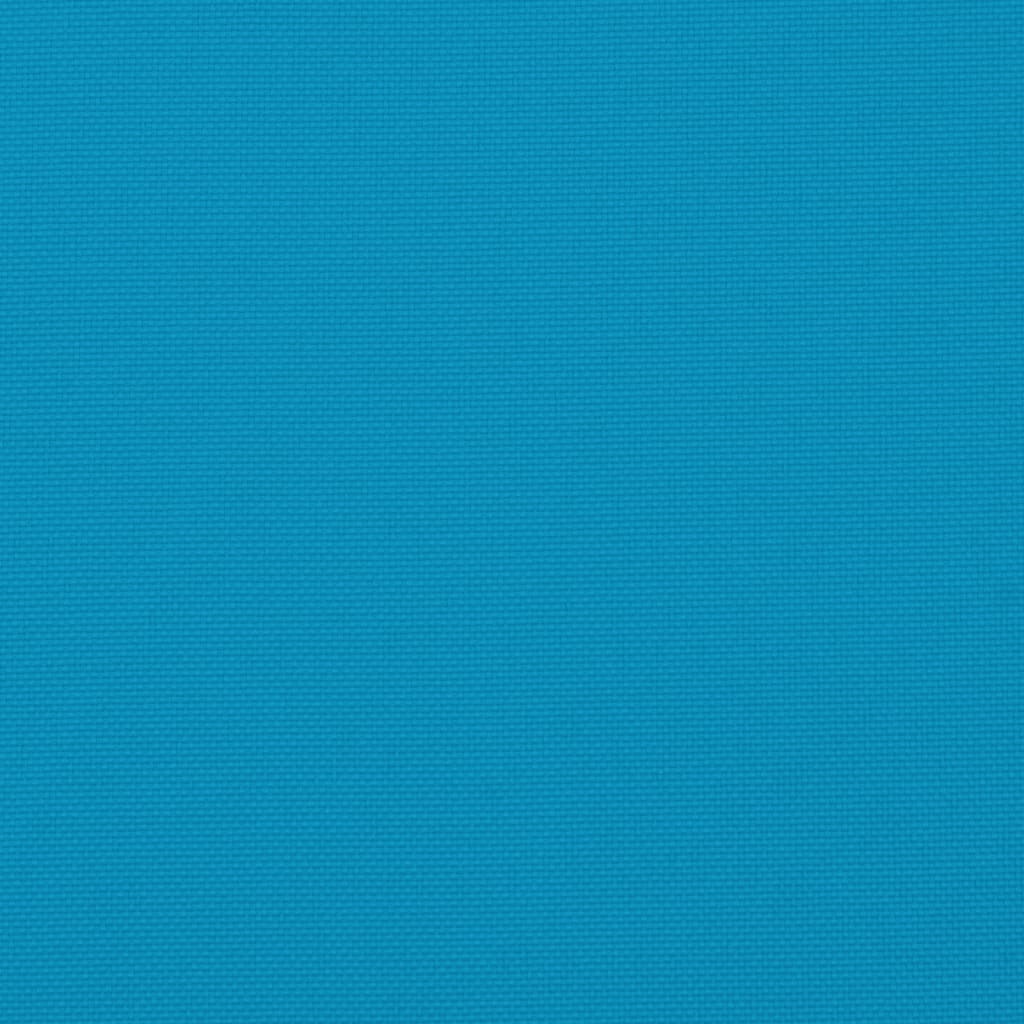 vidaXL Coussins de palette 2 pcs bleu tissu