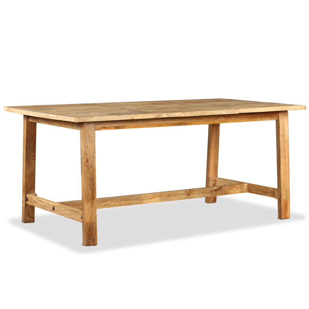 vidaXL Table de salle à manger Bois de manguier massif 180 cm