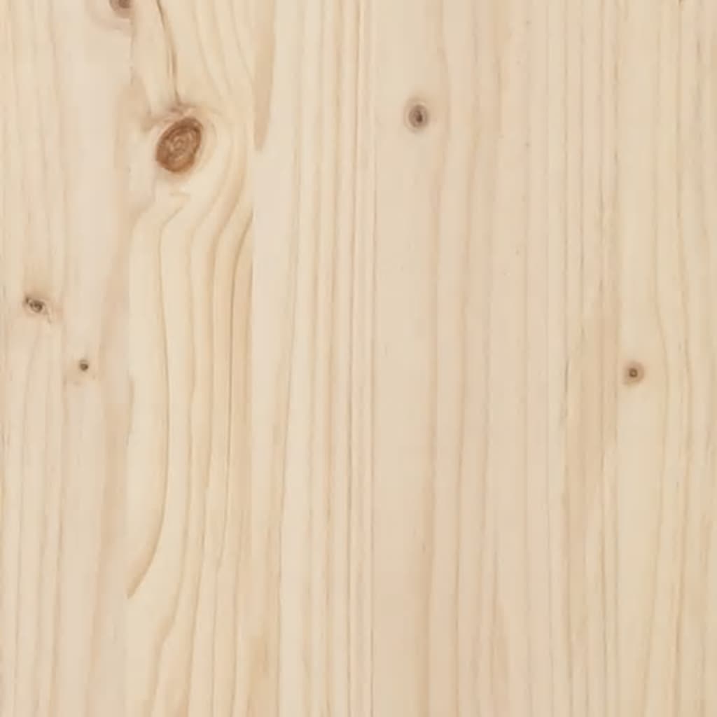 vidaXL Cadre de lit 90x190 cm simple bois massif de pin