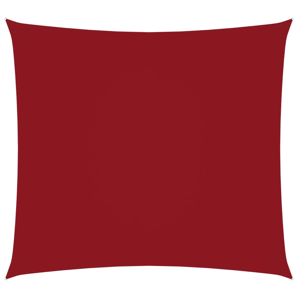 135638 vidaXL Sunshade Sail Oxford Fabric Square 7x7 m Red