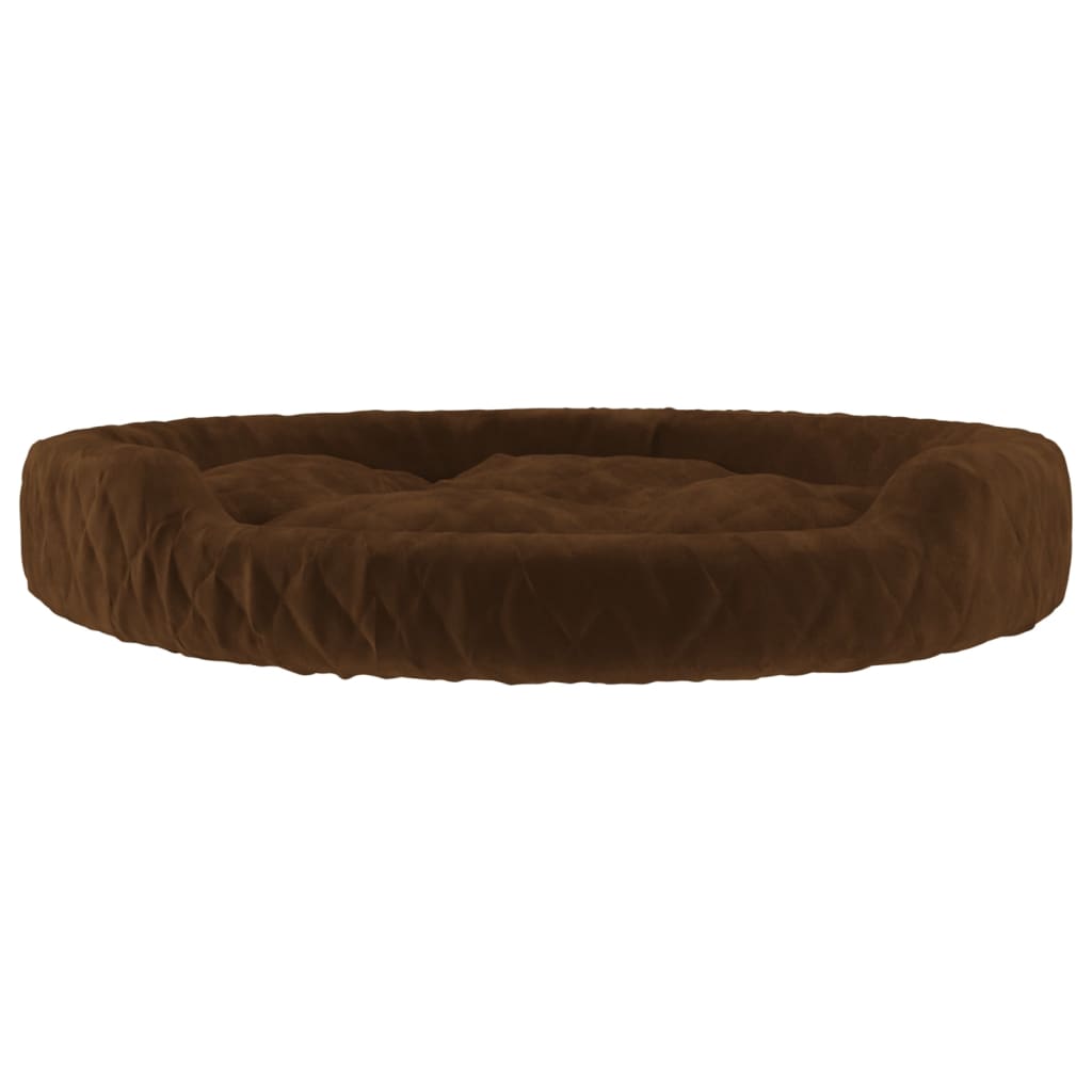 vidaXL Lit pour chien Marron 110x90x23 cm Peluche