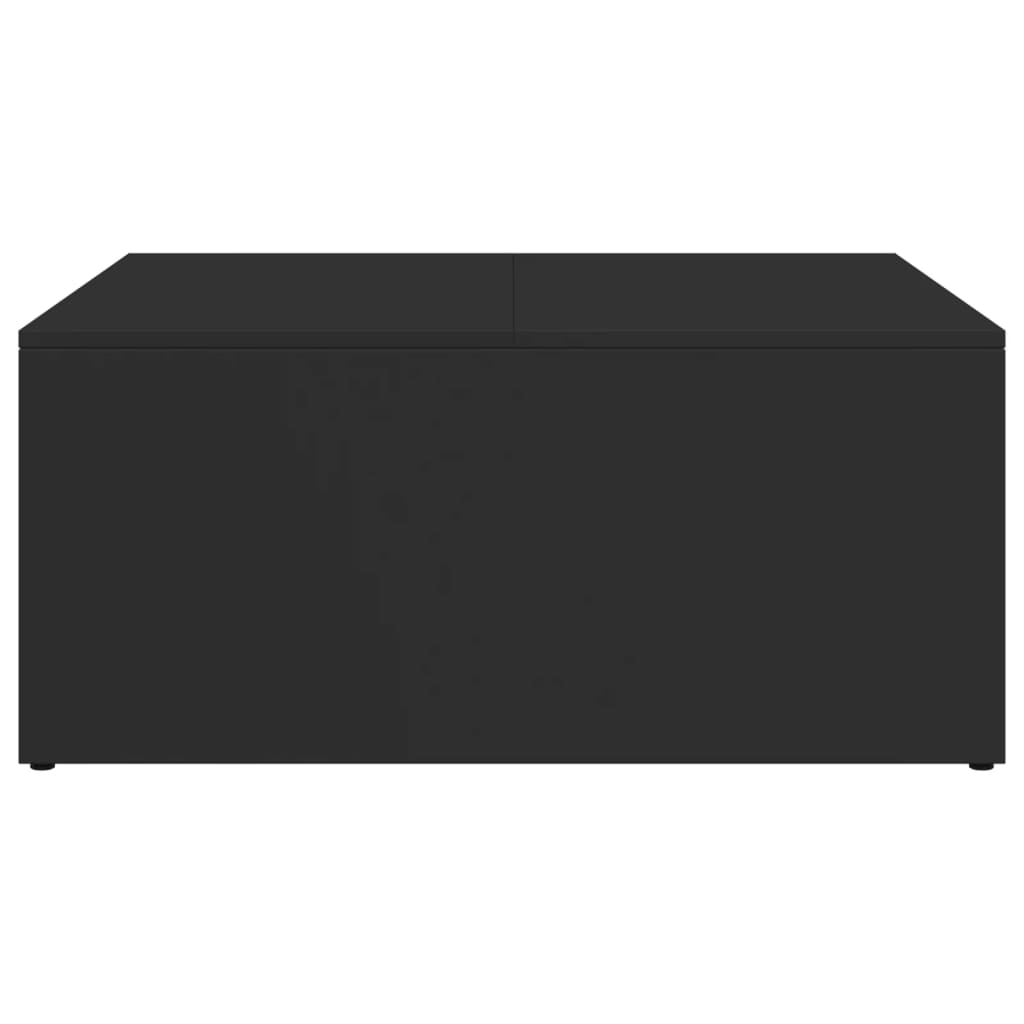 vidaXL Tables basses gigognes 2 pcs noir bois d'ingénierie et métal