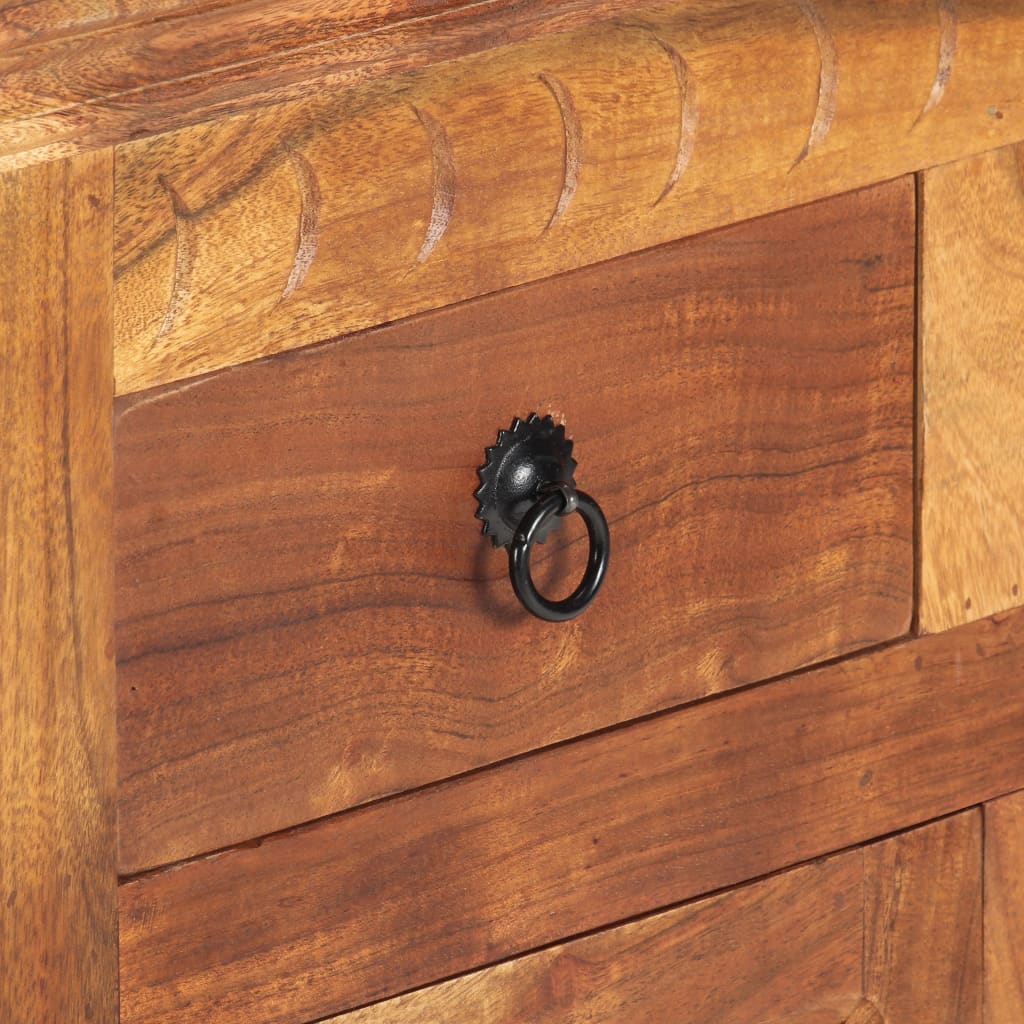vidaXL Buffet 63 x 30 x 75 cm Bois d'acacia massif
