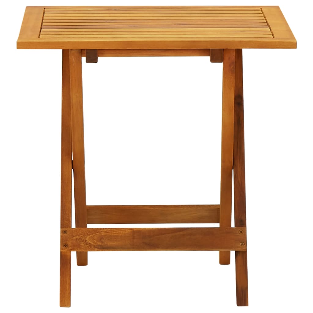 vidaXL Table de bistro 46x46x47 cm Bois d'acacia massif