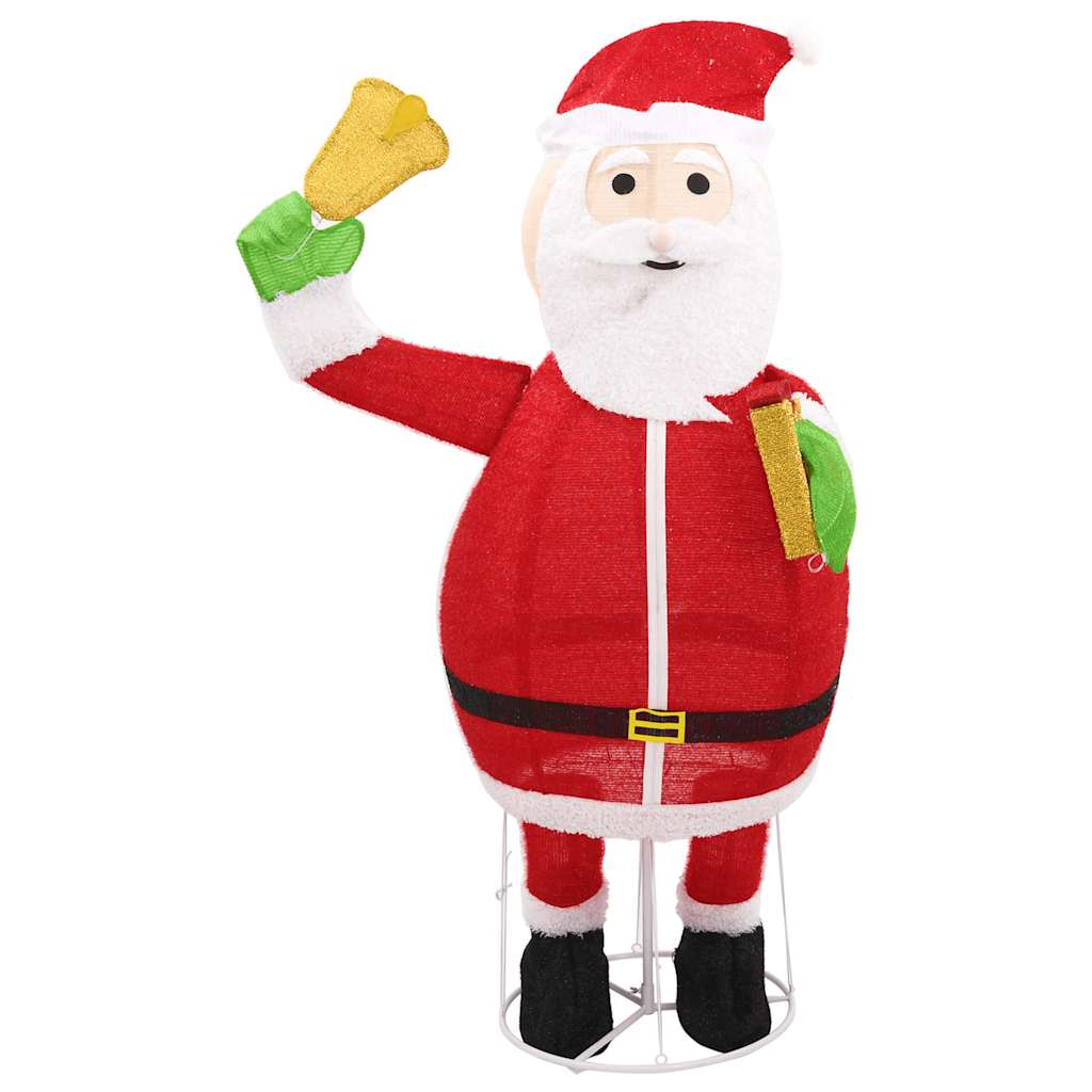 Figurine Père Noël Skieur En Tissu Et Silicone – Déco De Noël élégante Pour Table, Cheminée Ou Bureau