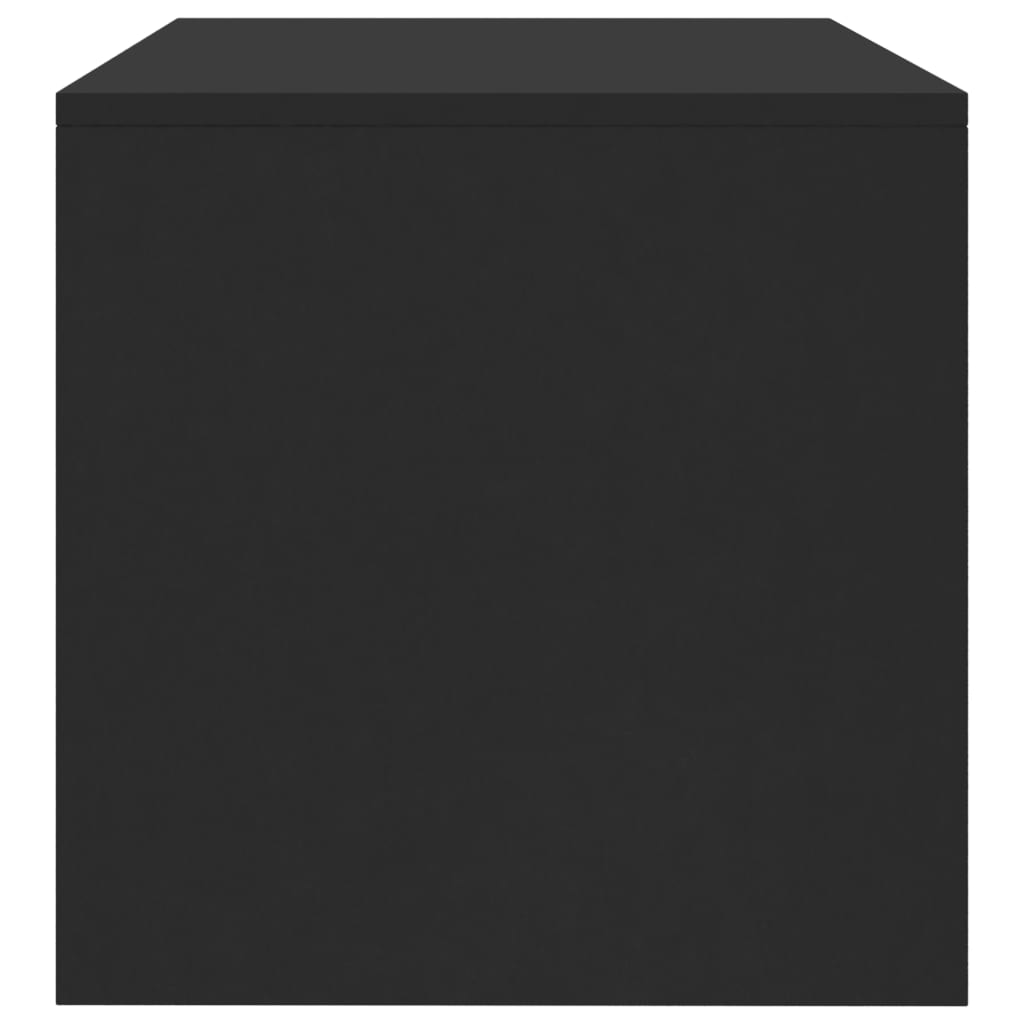 vidaXL Meuble TV Noir 120x40x40 cm Bois d'ingénierie