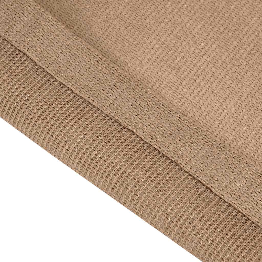 vidaXL Tapis de tente 400x400 cm Taupe
