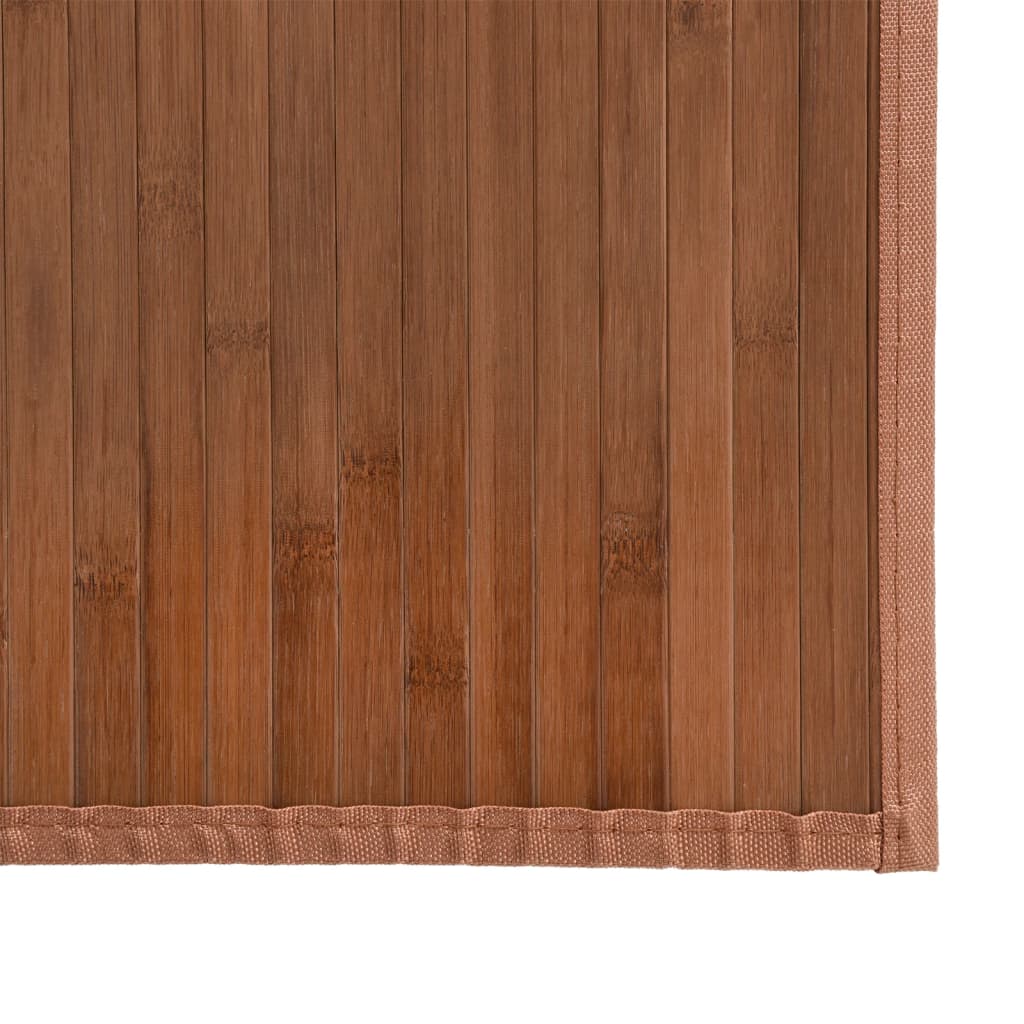 vidaXL Tapis rectangulaire marron 80x1000 cm bambou