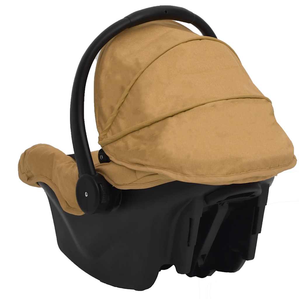 vidaXL Siège d'auto pour bébé Taupe 42x65x57 cm