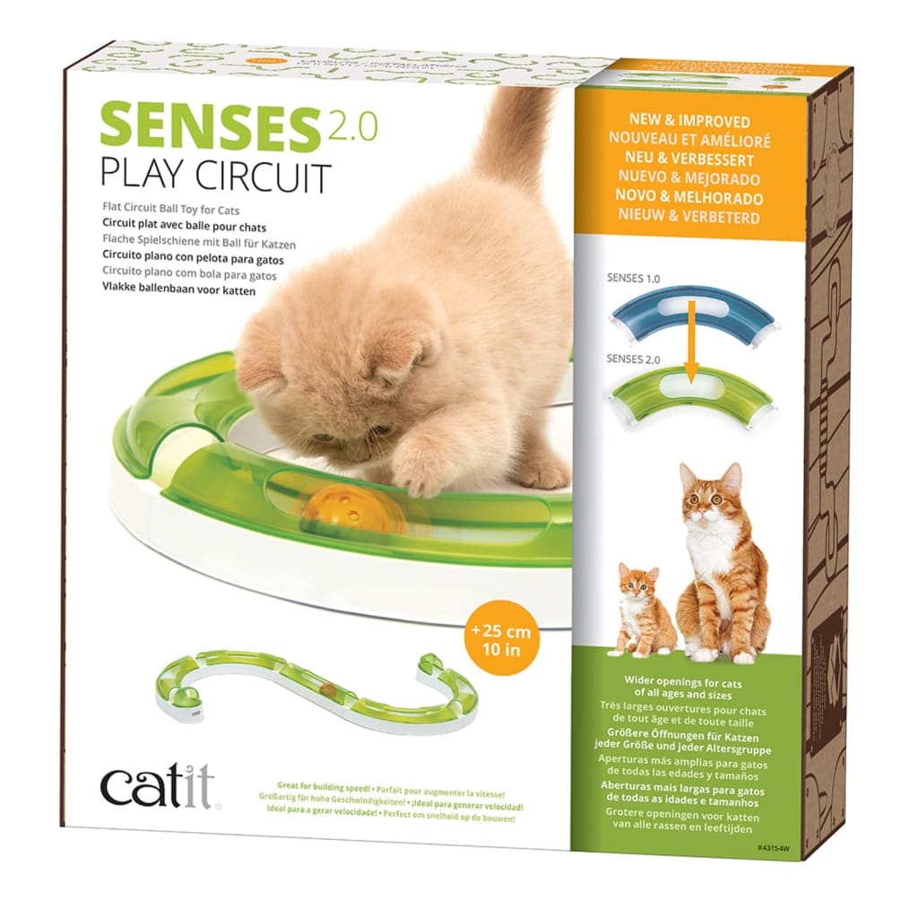 Catit Circuit de jeu pour chat Senses 2.0 Play 135 cm