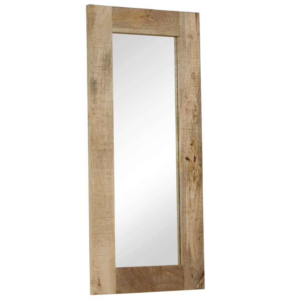 miroir creuxetcoffret Miroir miroir bois naturel portable Cadeaux d’anniversaire créatifs -A 