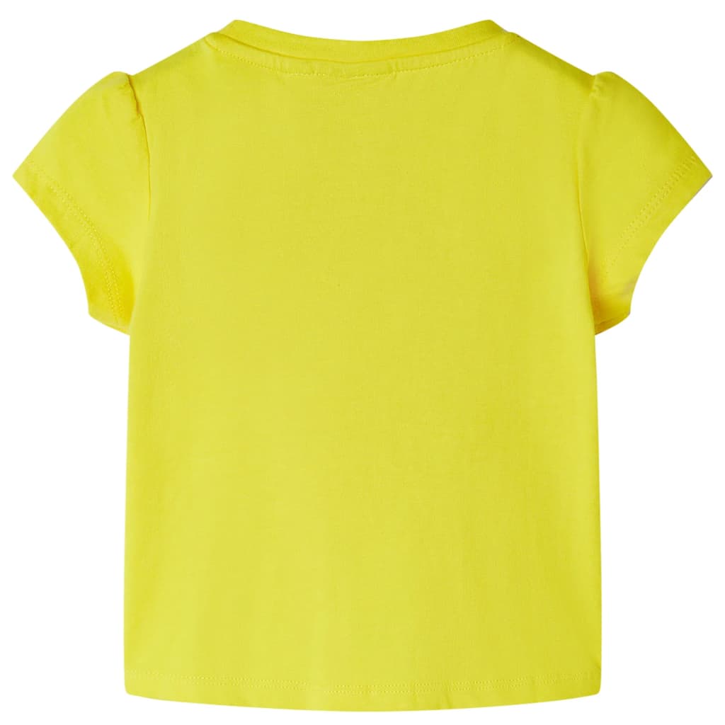 T-shirt pour enfants jaune 104