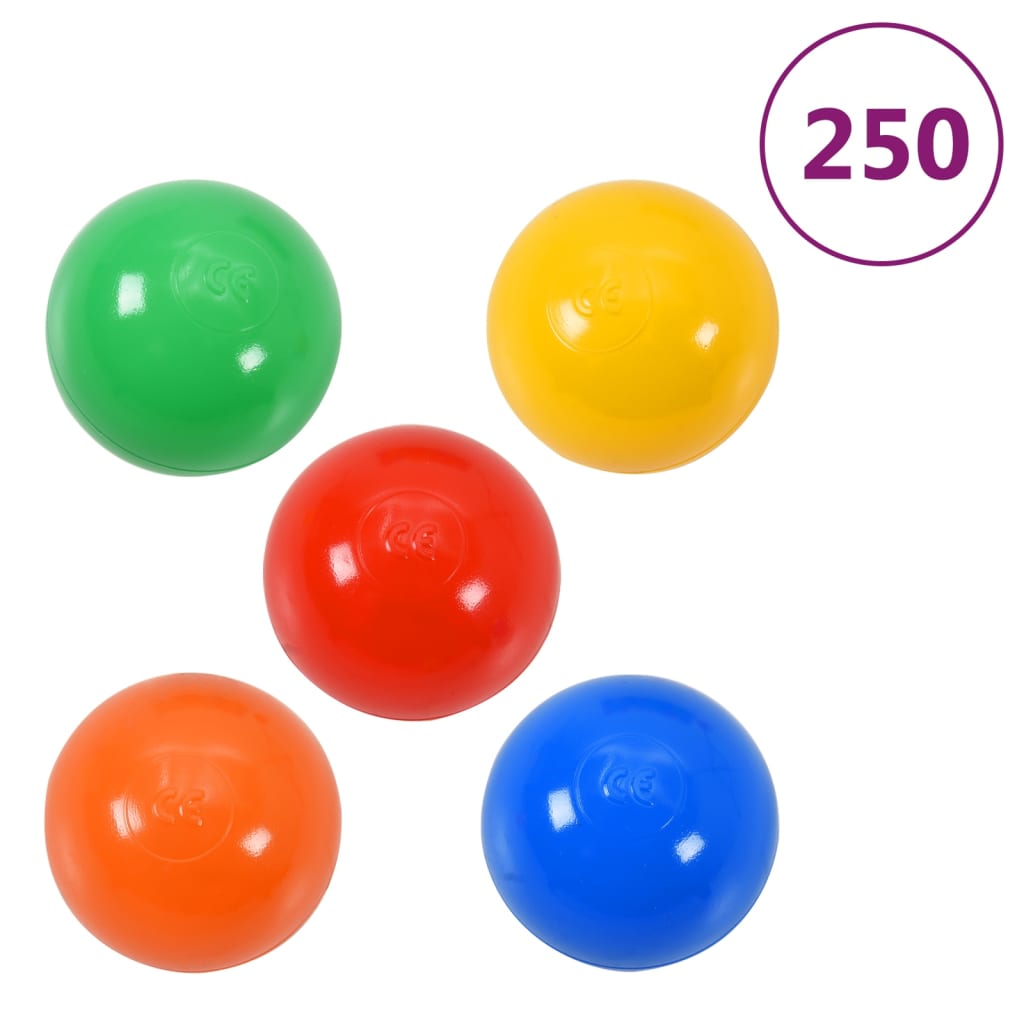 vidaXL Tente de jeu pour enfants avec 250 balles Rose 301x120x128 cm