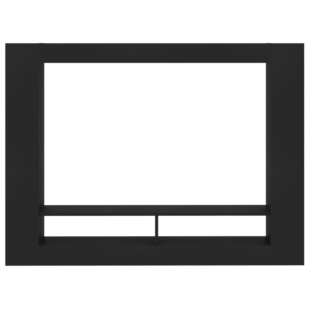 vidaXL Meuble TV Noir 152x22x113 cm Aggloméré