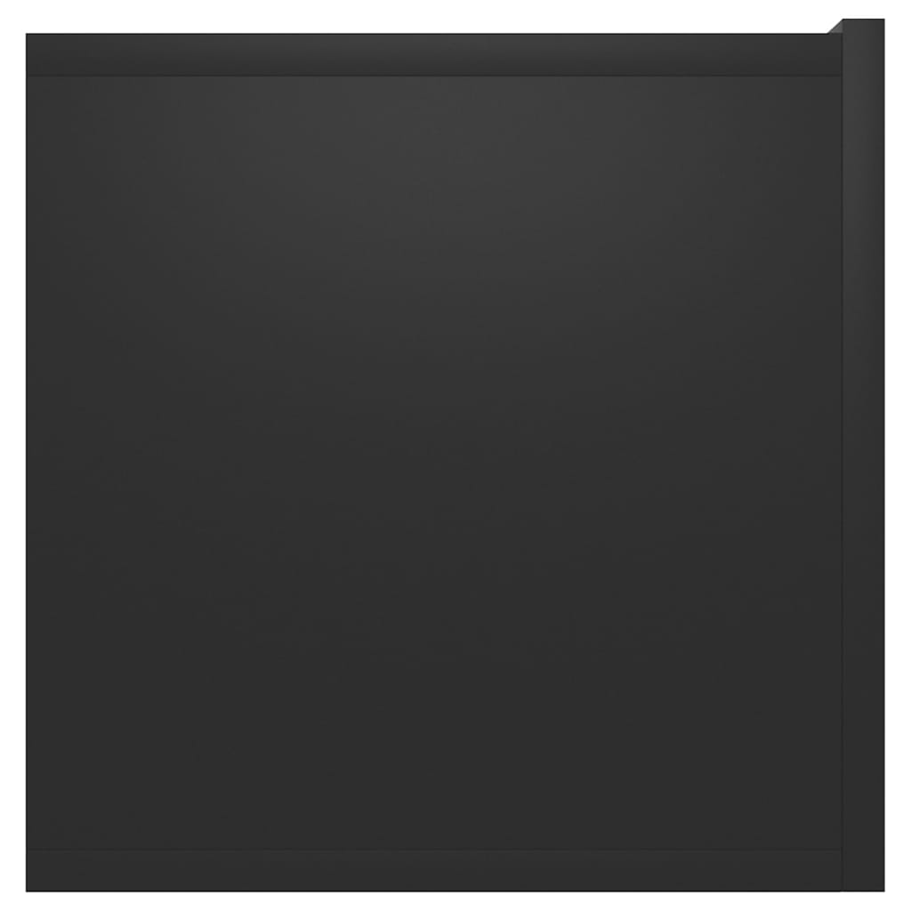 vidaXL Meuble TV suspendu Noir 60x30x30 cm