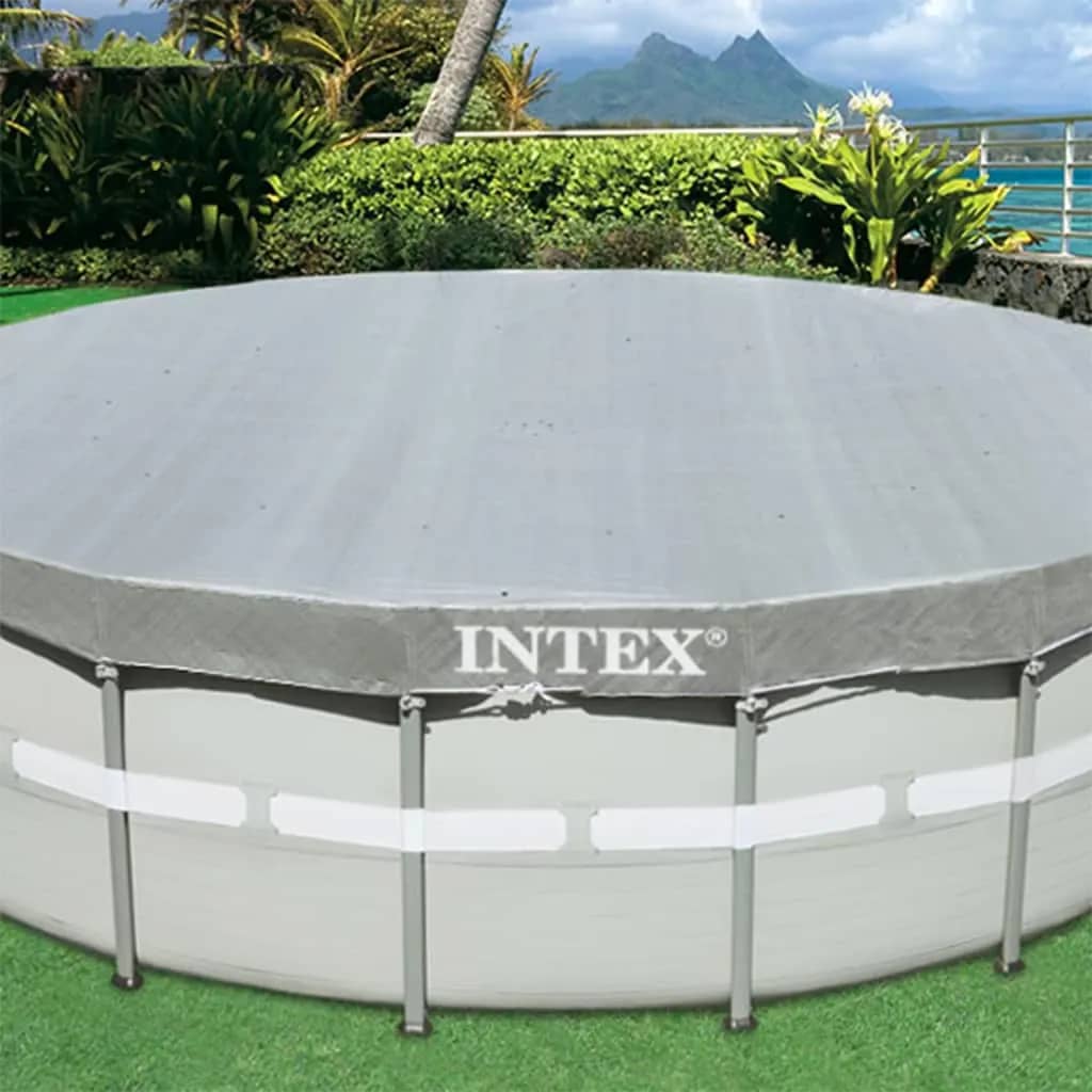 Intex Couverture de piscine ronde Deluxe 488 cm 28040