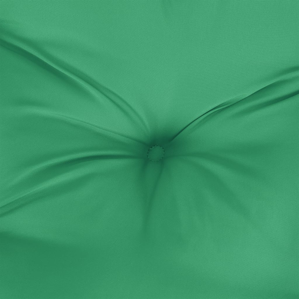 vidaXL Coussins de palette lot de 2 vert tissu