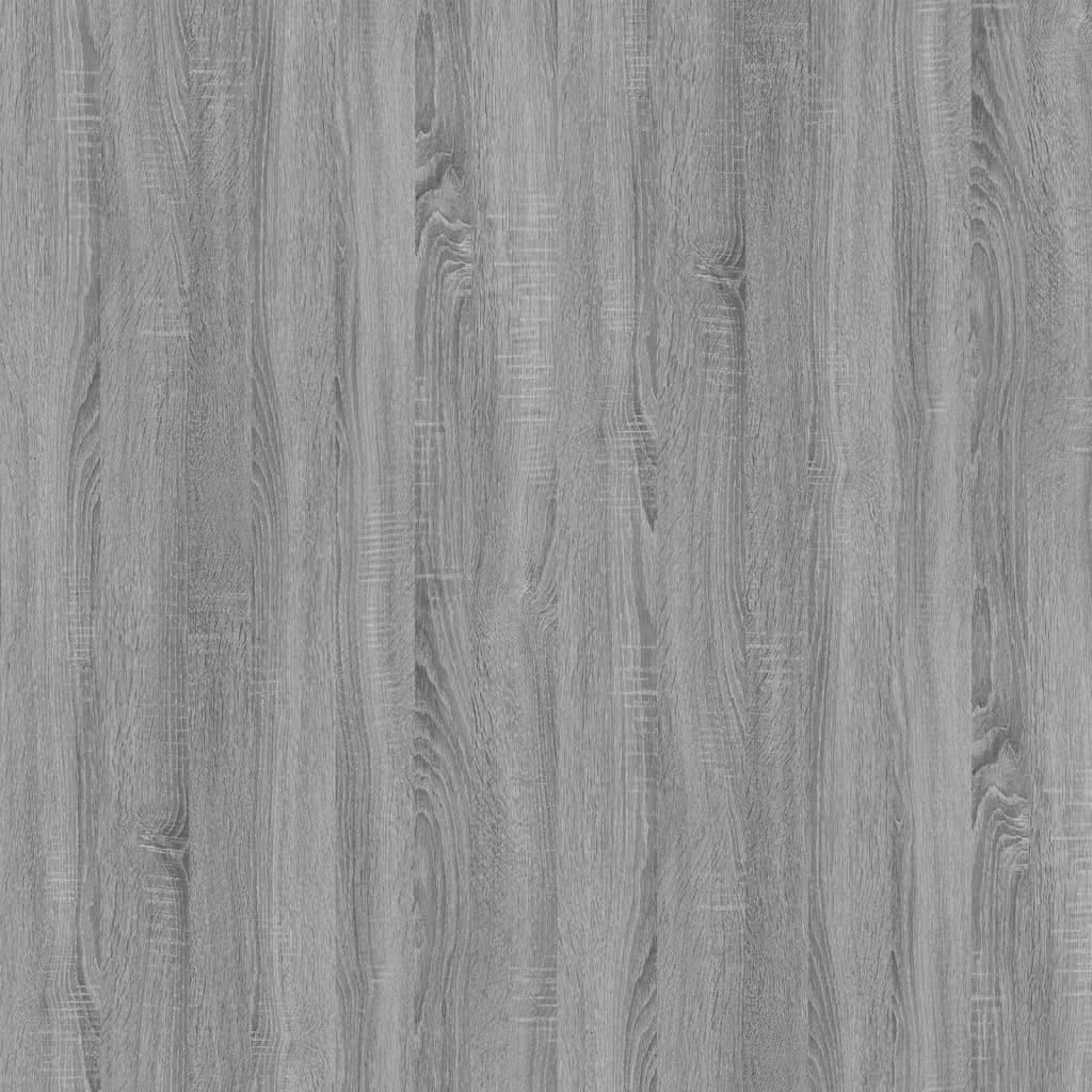vidaXL Buffet Sonoma gris 100x33x59,5 cm Bois d'ingénierie