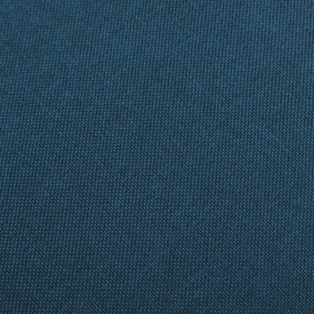 vidaXL Tabourets de bar lot de 2 bleu tissu