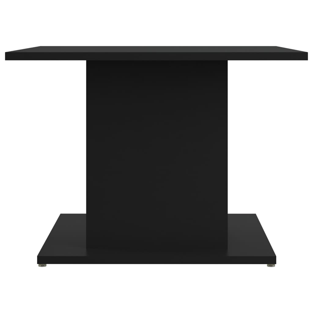 vidaXL Table basse Noir 55,5x55,5x40 cm Aggloméré