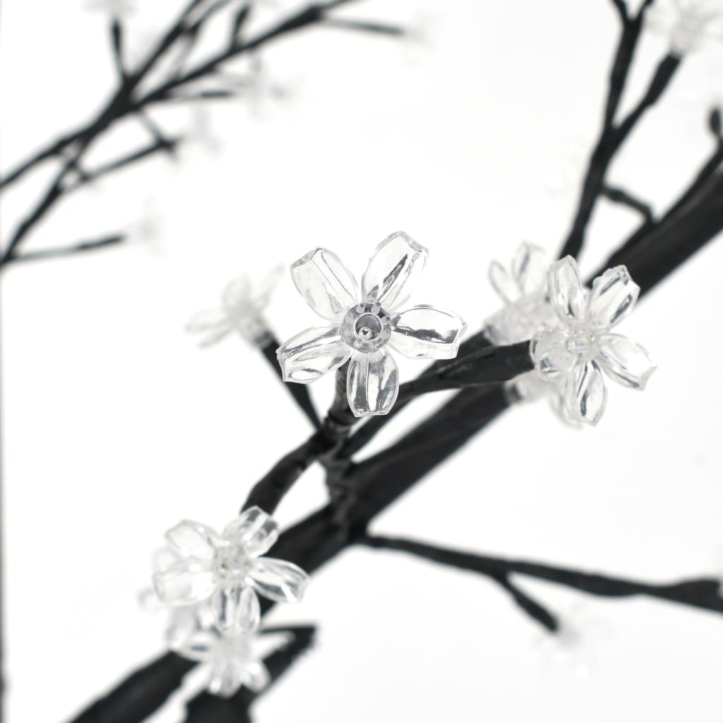vidaXL Sapin de Noël 2000 LED blanc froid Cerisier en fleurs 500 cm