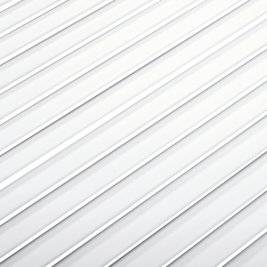 vidaXL Portes d'armoire à persiennes 4 pcs blanc 69x59,4 cm pin massif