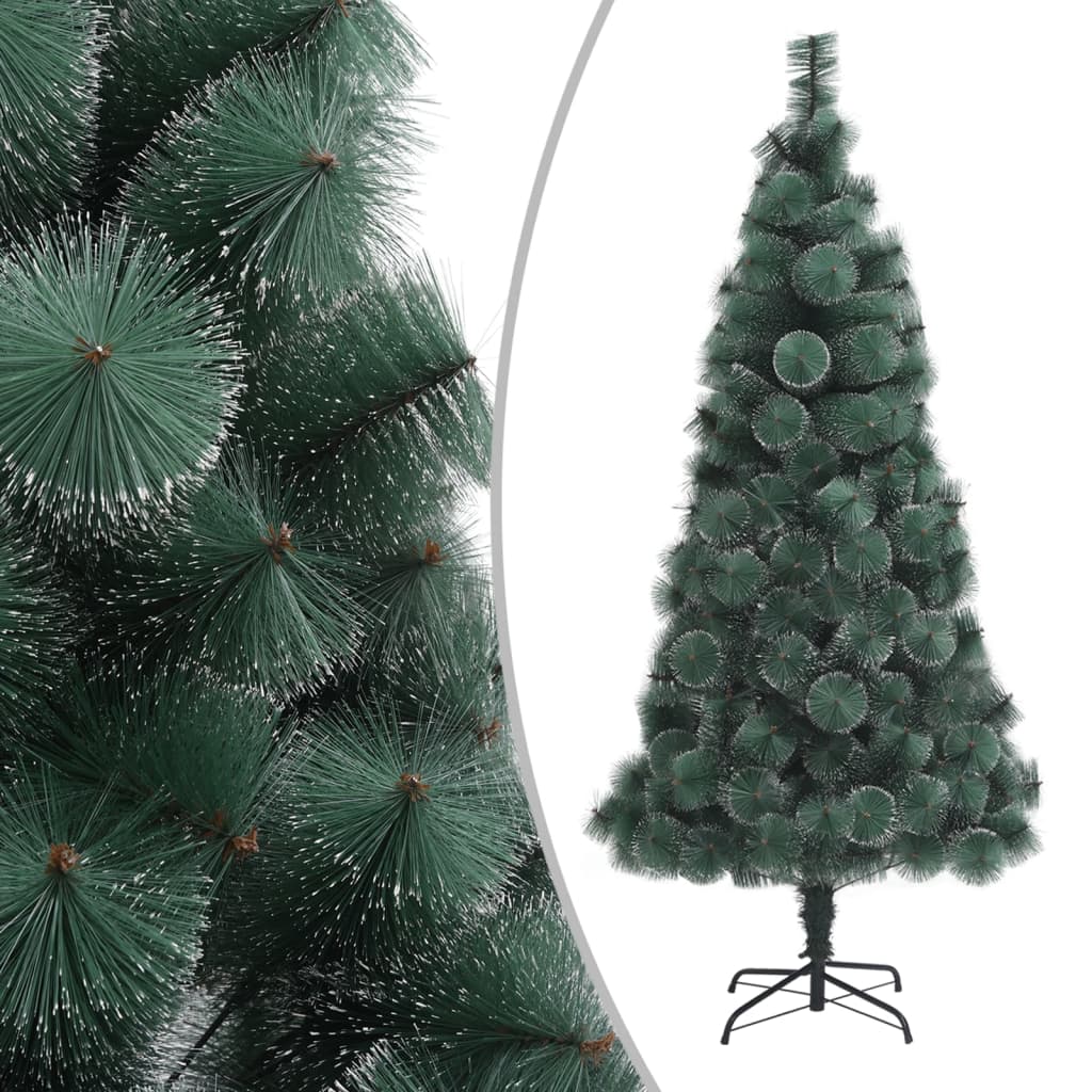 vidaXL Arbre de Noël artificiel avec LED et boules Vert 150 cm PVC PE