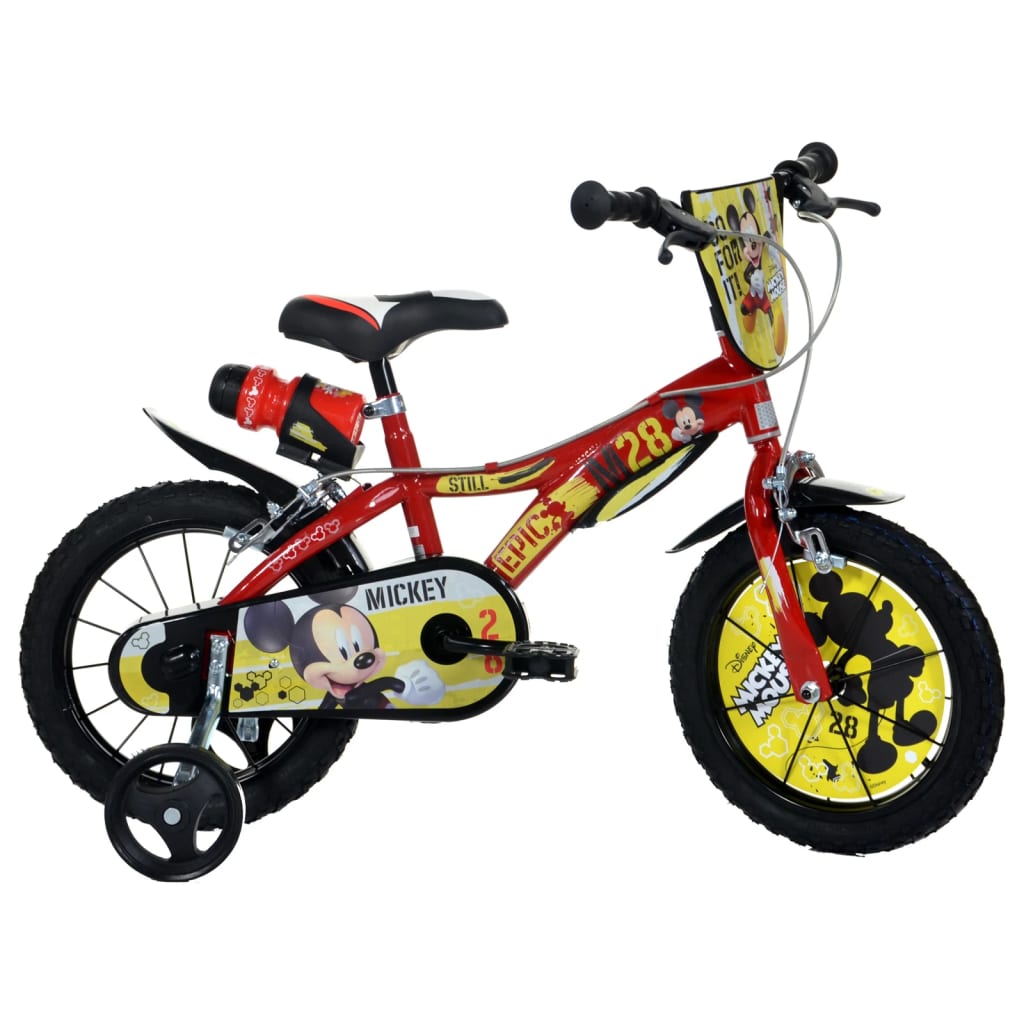 Dino Bikes Vélo pour enfants Mickey Mouse Rouge 14"