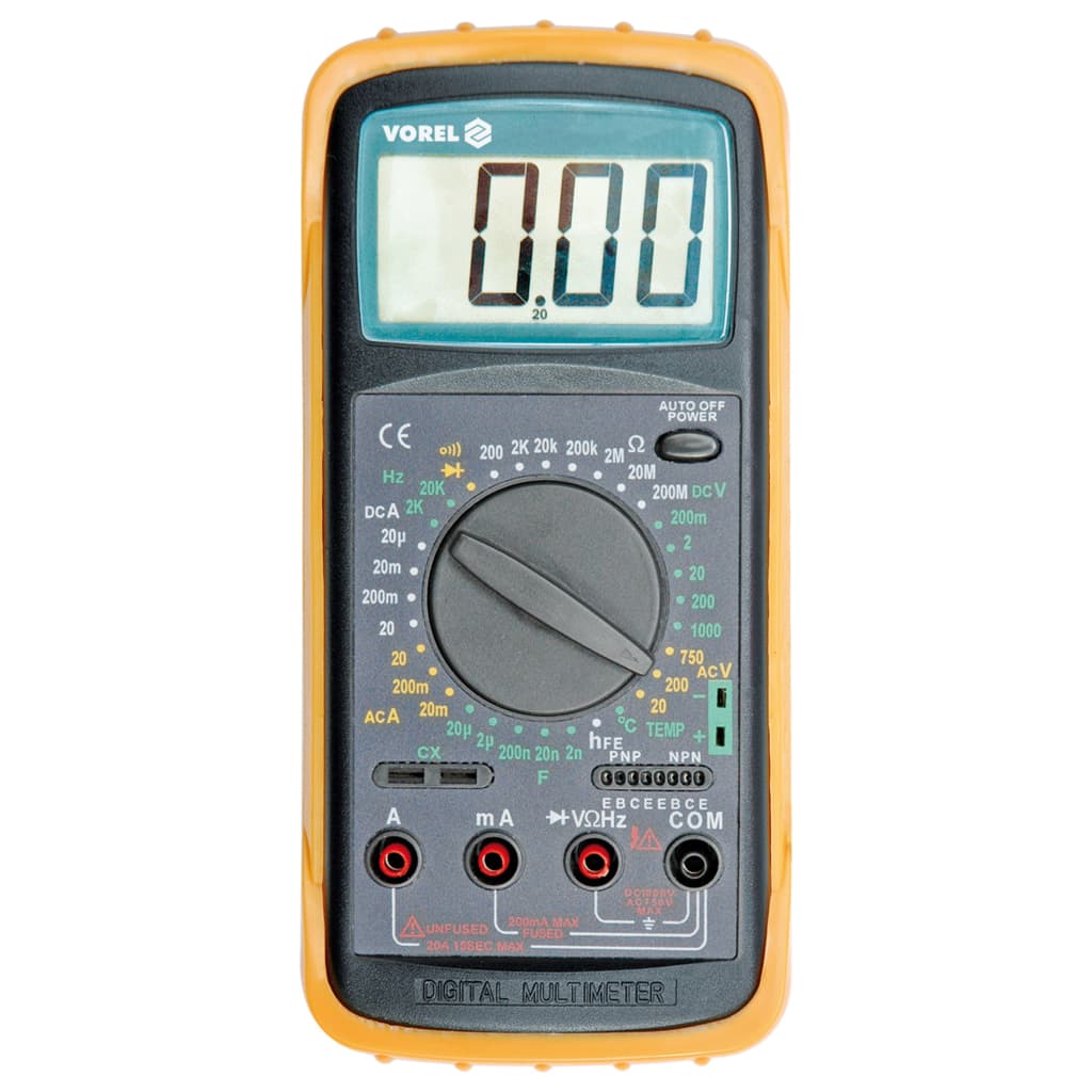 VOREL Multimètre numérique avec mesure de la température