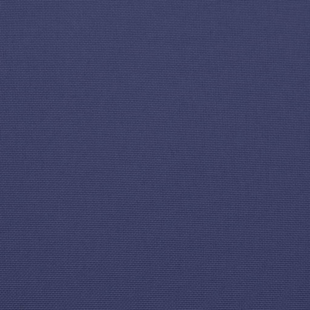 vidaXL Ensemble de coussins en palette bleu marine 60x38x13 cm tissu