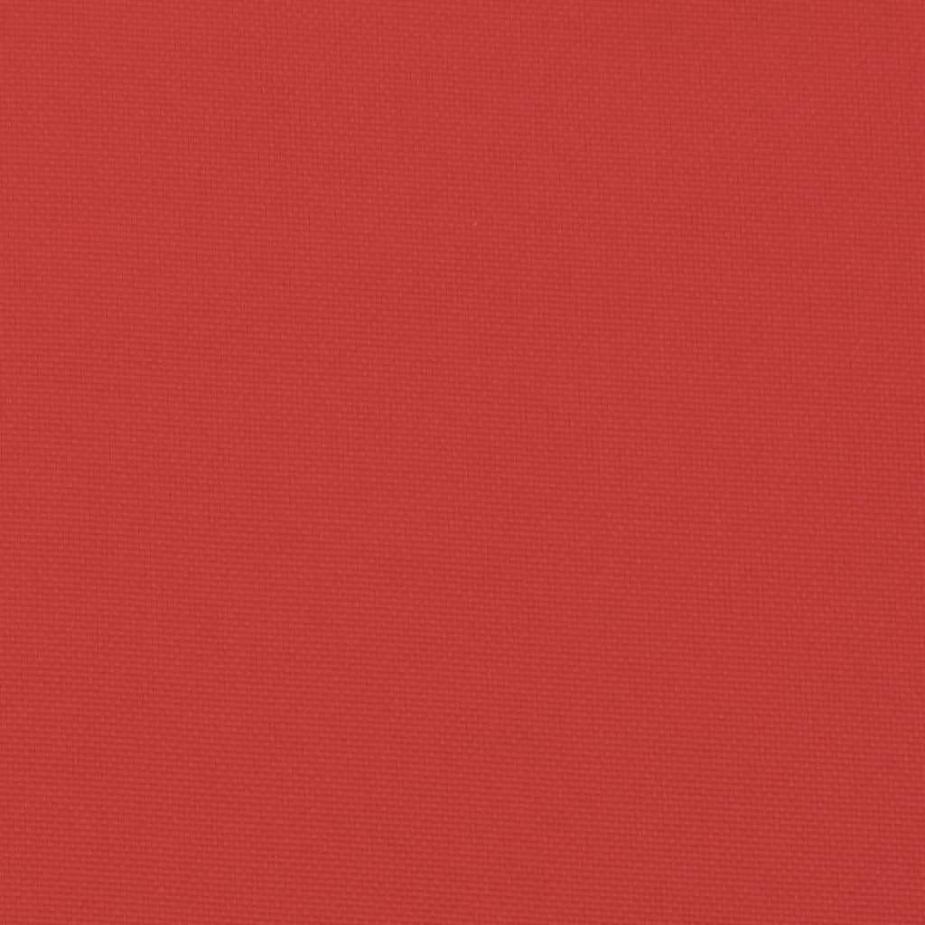 vidaXL Coussin de banc de jardin rouge 120x50x3 cm tissu oxford