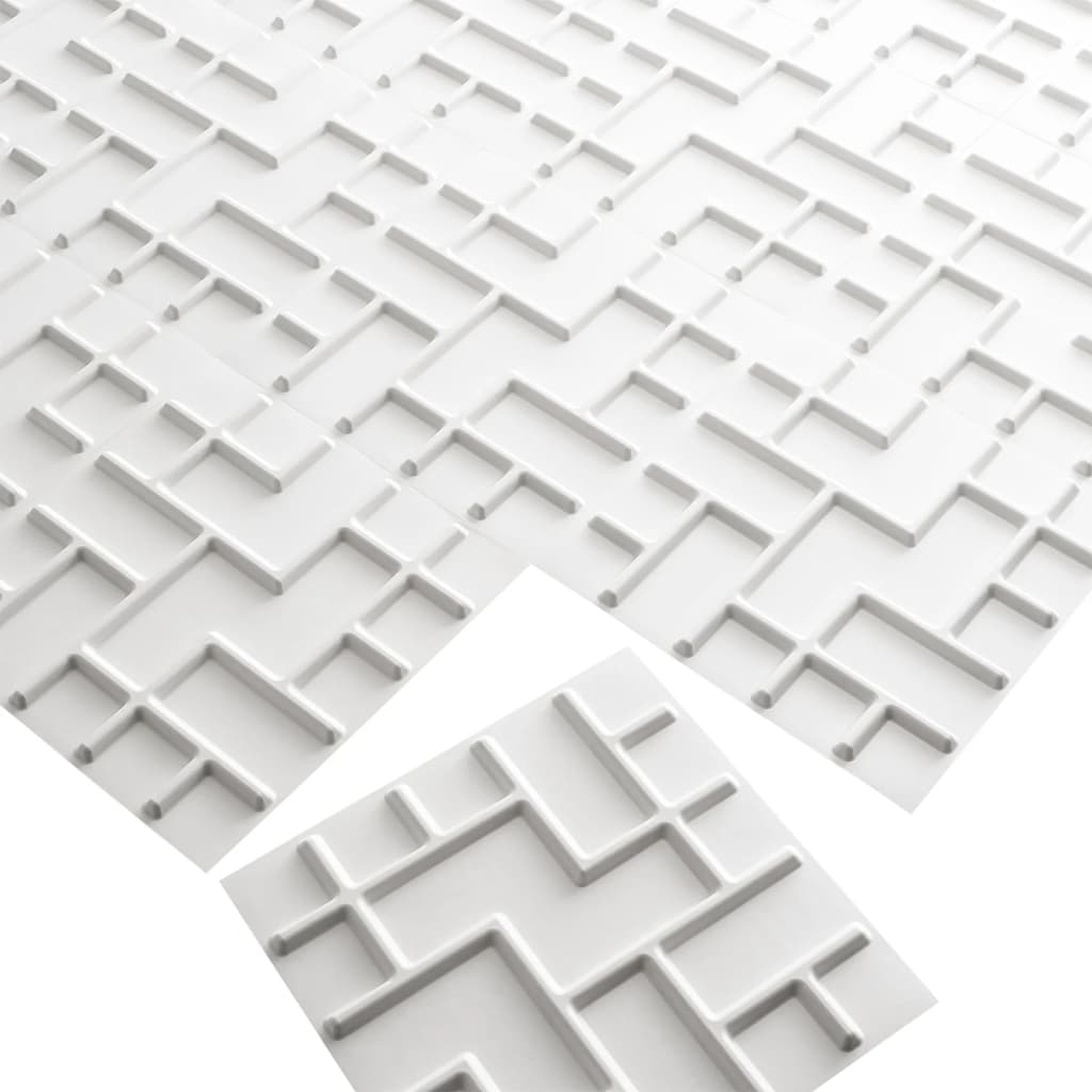 WallArt Panneaux muraux 3D Tetris 12 pcs GA-WA16