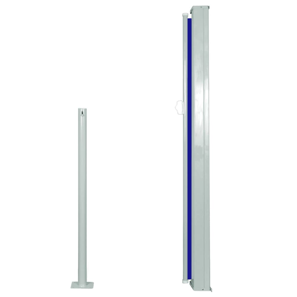 vidaXL Auvent latéral rétractable 120 x 300 cm Bleu