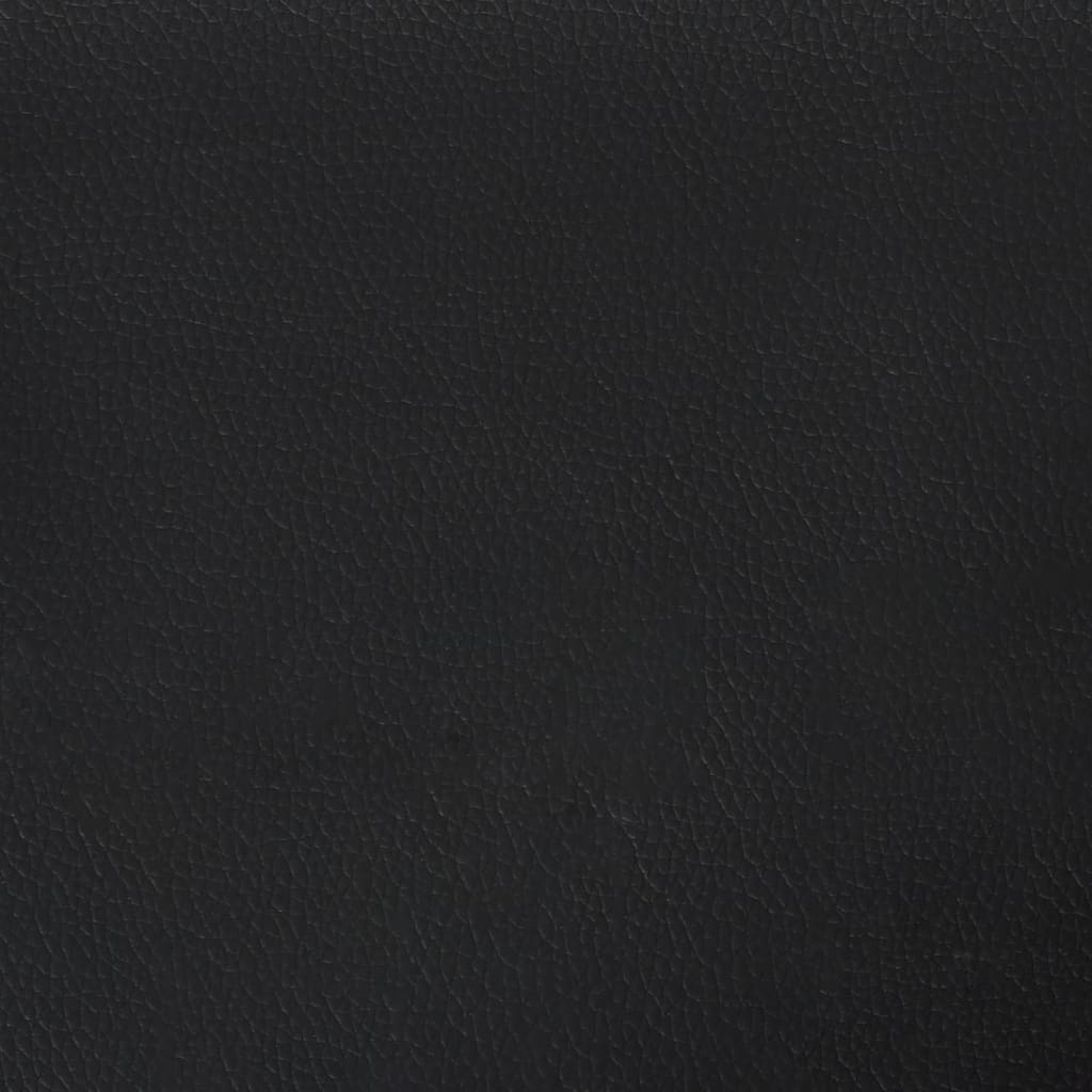 vidaXL Banc avec dossier noir 112x65,5x75 cm similicuir