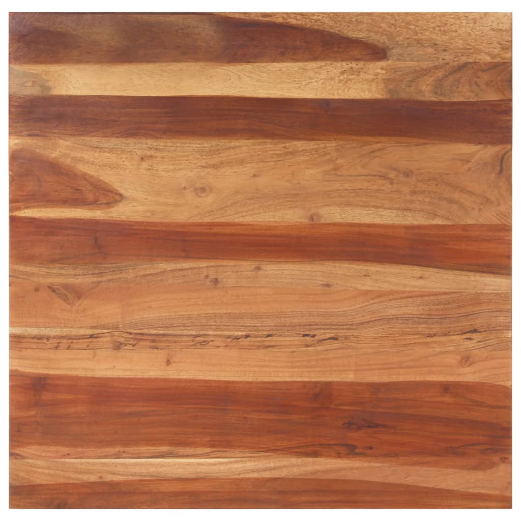 vidaXL Dessus de table bois massif d'acacia 15-16 mm 80x80 cm