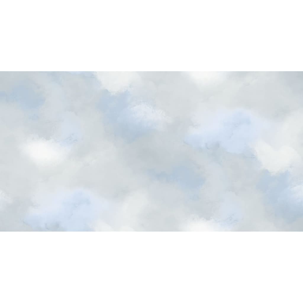 Noordwand Papier peint Good Vibes Paint Clouds Bleu et gris