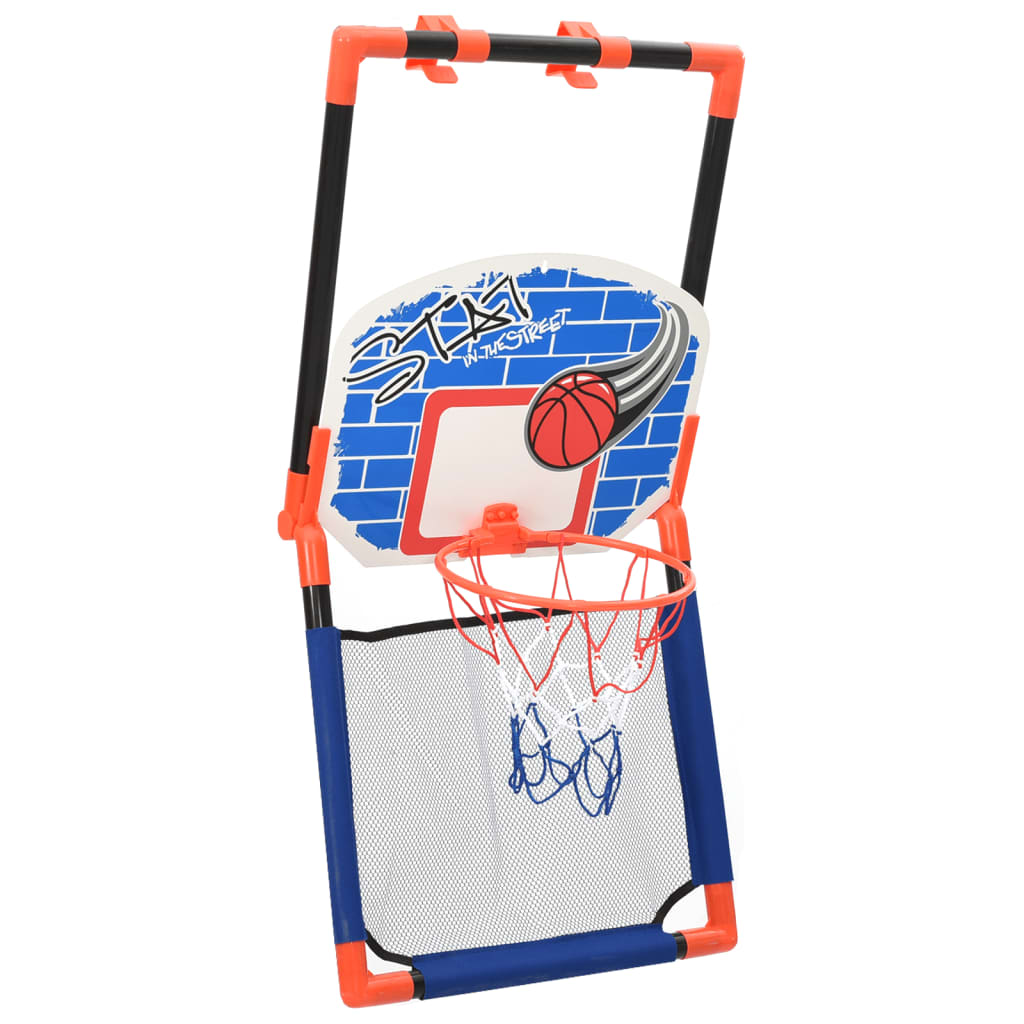 vidaXL Ensemble basket multifonctionnel de porte et mur pour enfants