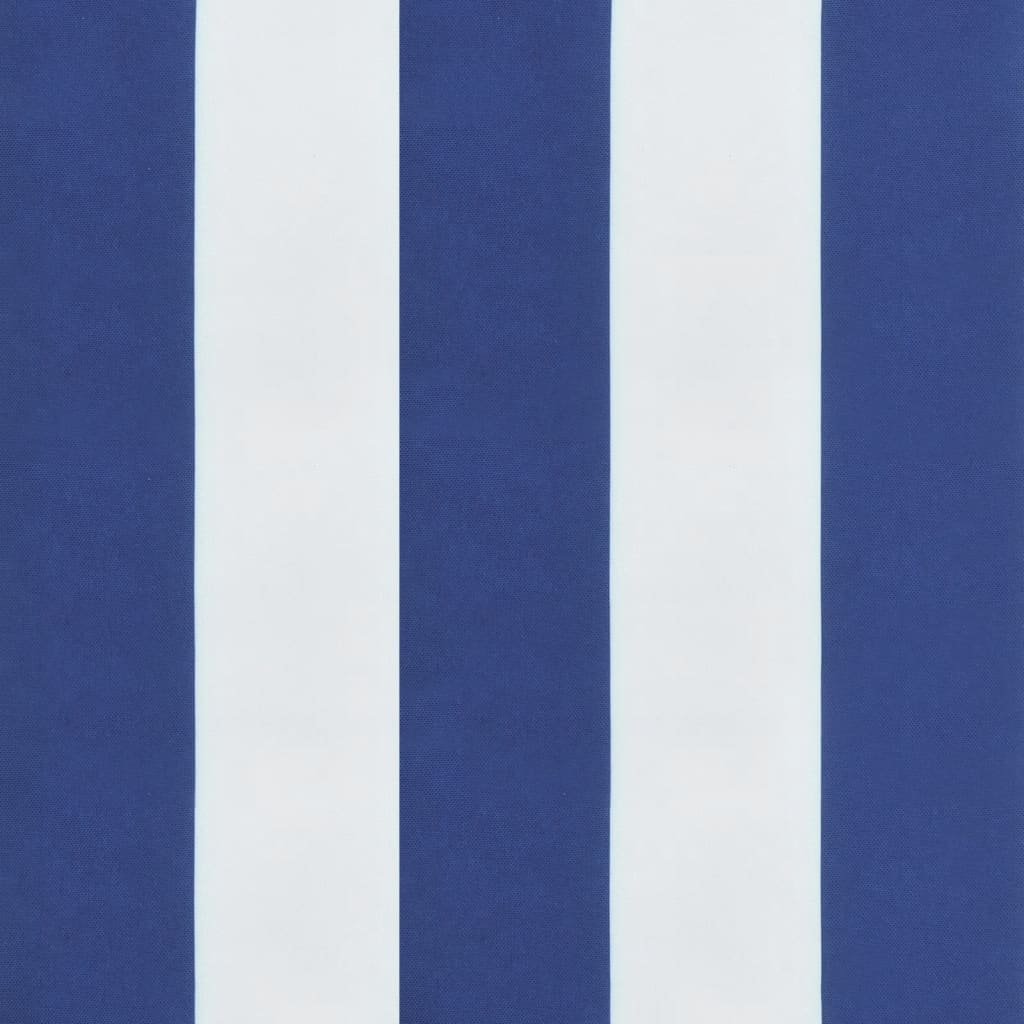 vidaXL Coussins décoratifs lot de 4 bleu et blanc 40x40 cm tissu
