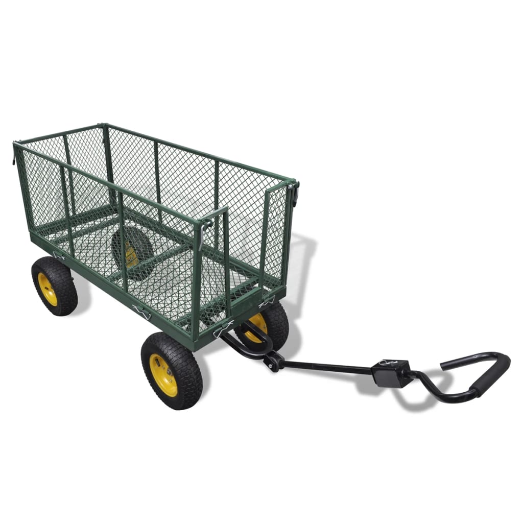 vidaXL Chariot de jardin Charge de 350 kg