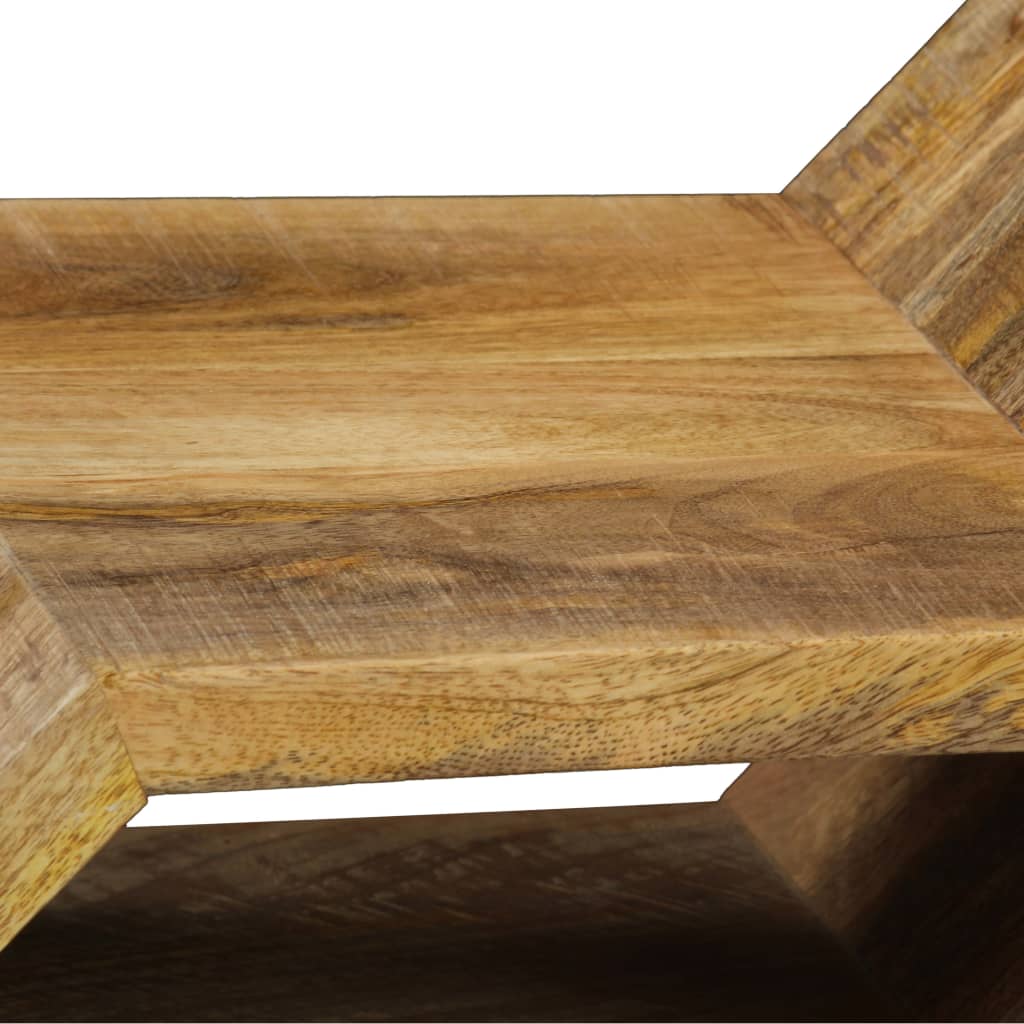 vidaXL Table console Bois de manguier massif 90 x 35 x 76 cm